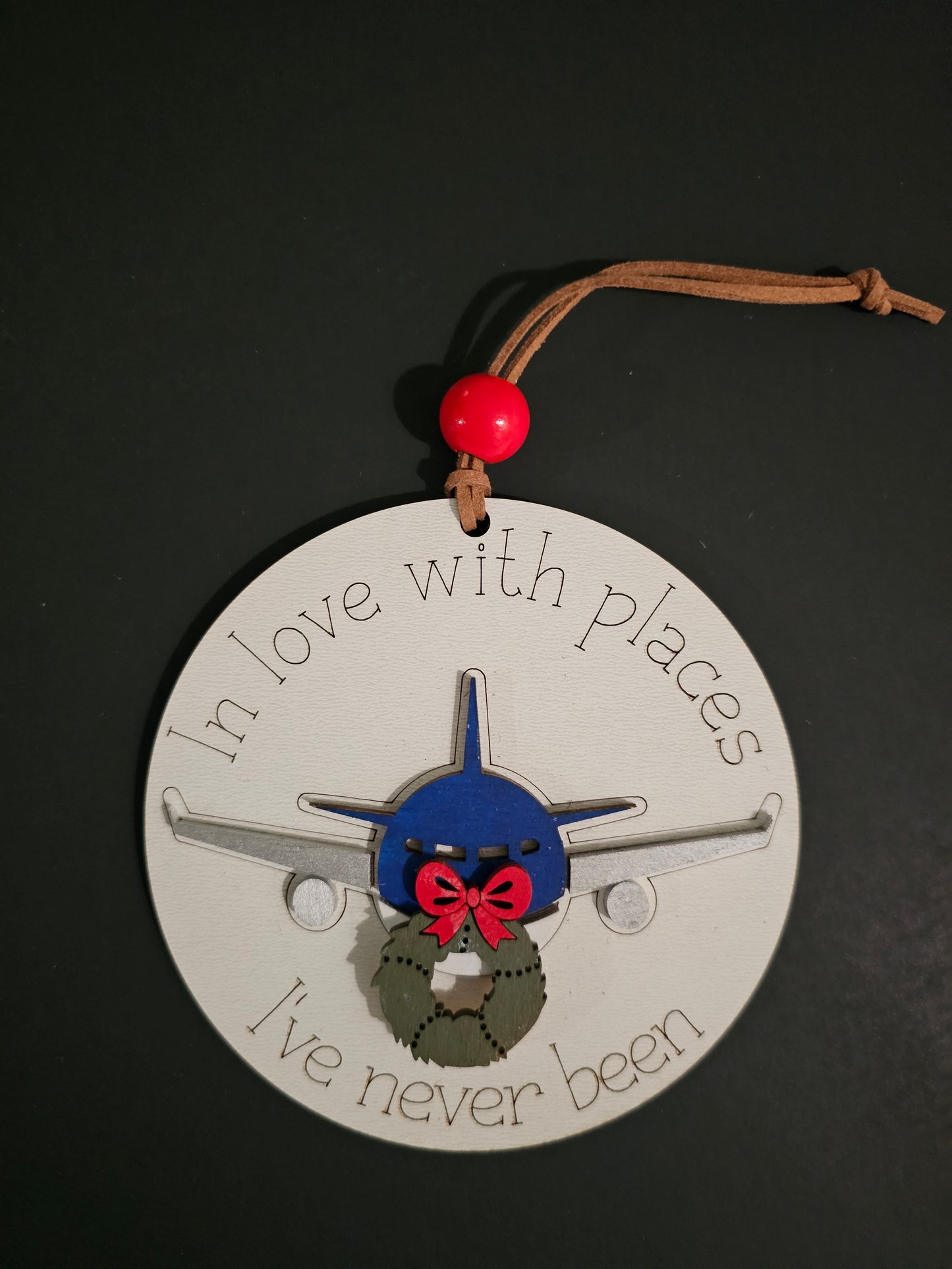 Airline Ornament | Personalized Pilot & Traveler Keepsake | Personalized Christmas Tree Decor | Gift for Holiday Decor