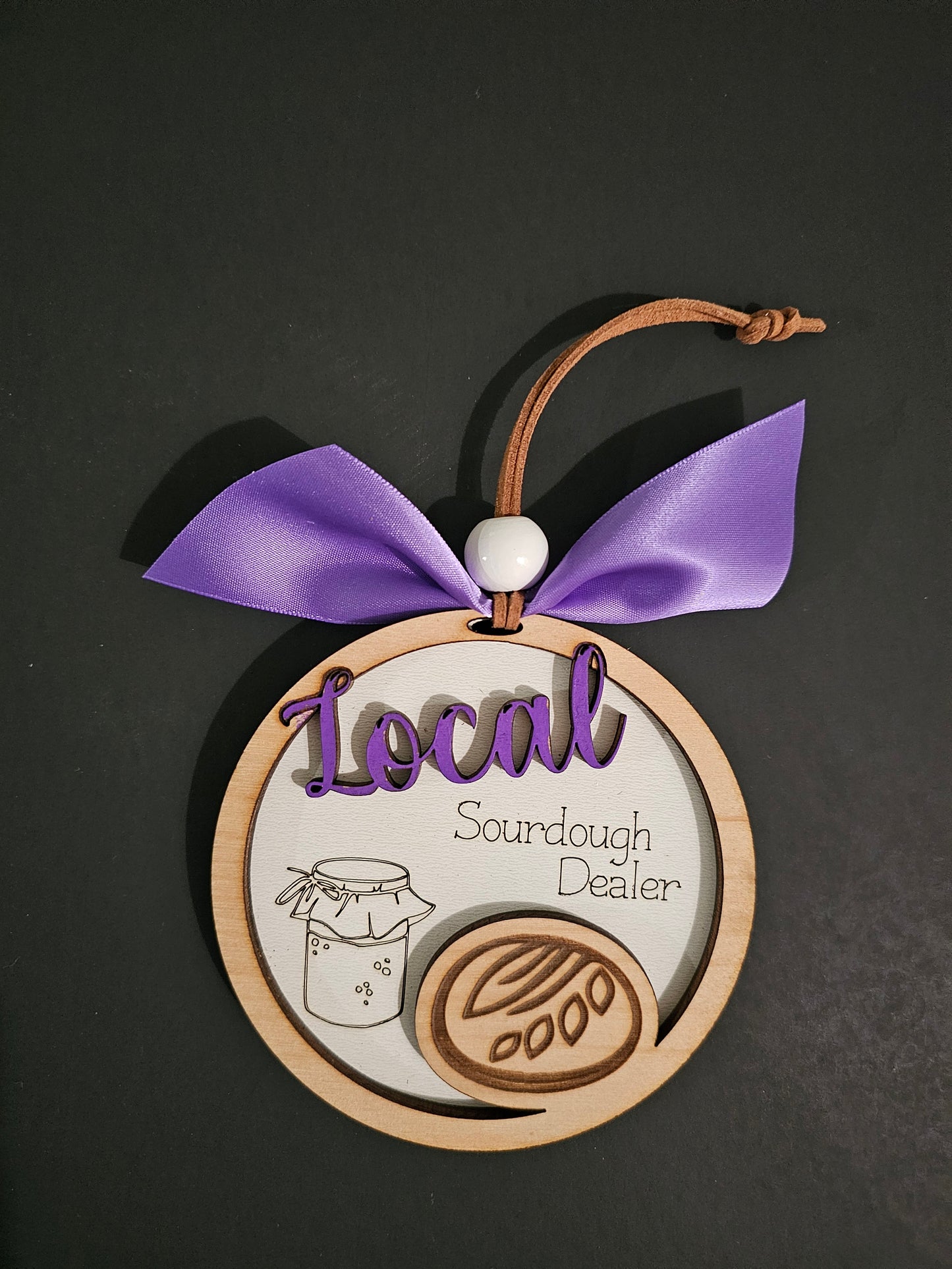 Local Sourdough Dealer Ornament | Personalized Christmas Tree Decor | Gift for Holiday Decor