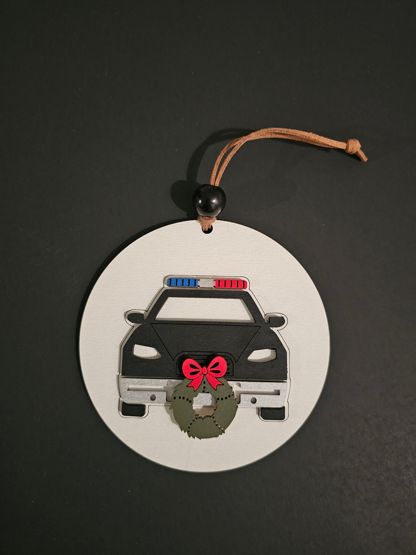 Police Car Ornament | Law Enforcement | Personalized Christmas Tree Decor | Gift for Holiday Decor