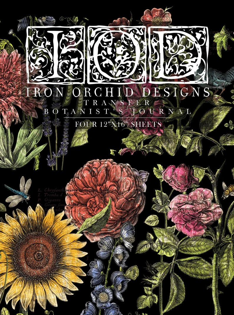 IOD BOTANIST JOURNAL Transfer Pad (Iron Orchid Designs)