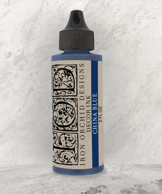 IOD Decor Ink 2oz China Blue (Iron Orchid Designs)