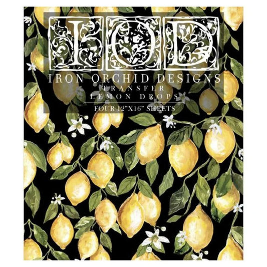 IOD LEMON DROPS Decor Transfer (Iron Orchid Designs)