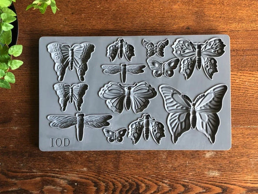 IOD MONARCH décor mould 6 x 10 (Iron Orchid Designs)