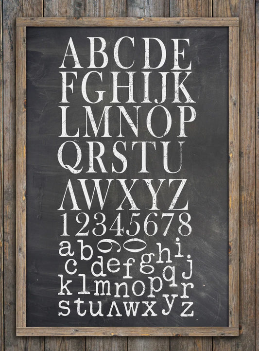 IOD TYPESETTING Decor Stamp 12x12 (Iron Orchid Designs)
